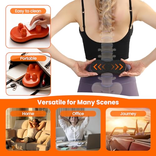 Manual Back Massager, Trigger Point Massage Tool for Lower Back