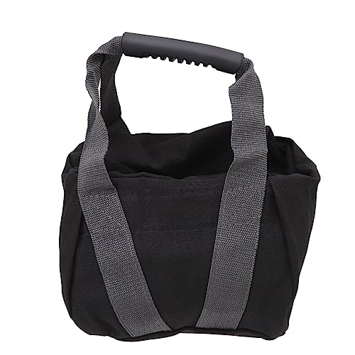 Workout Sandbag with Ergonomic Handle, Tear Canvas Training Sandbag, Adjustable Weight 0-25lbs for Fitness Exercise, Durable Weightlifting Sandbag for Home Gym and Outd