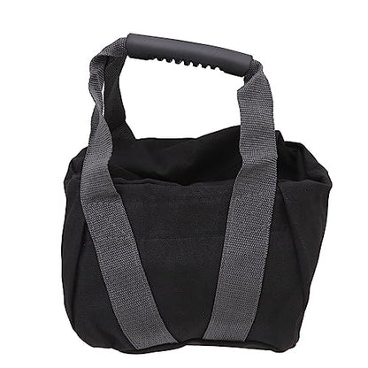 Workout Sandbag with Ergonomic Handle, Tear Canvas Training Sandbag, Adjustable Weight 0-25lbs for Fitness Exercise, Durable Weightlifting Sandbag for Home Gym and Outd