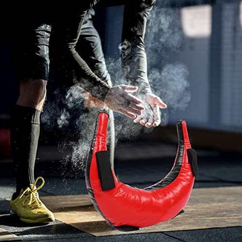 Fitness Power Bag, Training Sandbag for Full Body Workout, 5 25kg Adjustable Weight PU Punching Bag with Multiple Handles, Durable Synthetic Leather Coating for Boxing Strength Tra