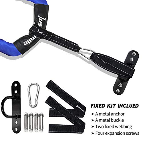 Battle Ropes,Ropes for Working Out, Battle Rope for Home Gym with Cover, Steel Anchor & Strap Included, Heavy Ropes for Exercise Training - 1.5/2 Inch…