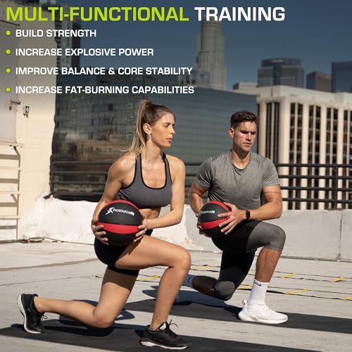 ProsourceFit Weighted Medicine Ball for Full Body Workouts - size: 10 LB