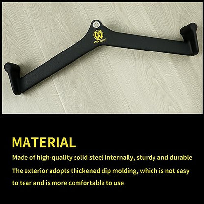 LAT Pulldown Attachment,Back Tricep Bar Strength Training,Handle Grips LAT Pull Down Bar Press Down Exercises,Cable Machine Accessories, Cable Back Attachments for Home Gym - style: Style 004