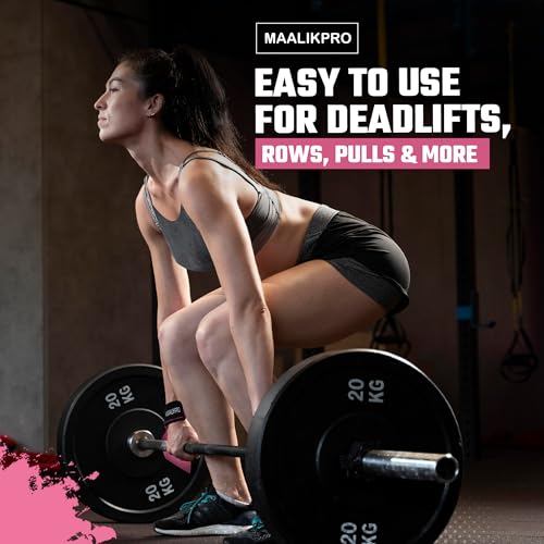 Weight Lifting Straps | Wrist Lifting Strap - color: Light Pink
