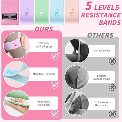 Pilates Kit, Home Pilates Workout Kit for Women, Pilates Equipment with 14.5" Pilates Ring and Ball, Resistance Bands, Ankle Weights, Sliders & Grip Socks for Home Workouts