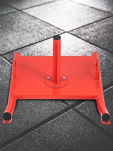 Weight Sled Push Pull Heavy Drag Fitness HD Power Speed Training for Exercise and StrengthTraining Red