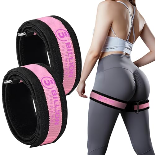BFR Booty Bands for Women Glutes - Blood Flow Restriction Bands for Hip & Leg Building, Occlusion Training Bands for Butt Lift, Squats & Thighs, Pro Muscle Growth Straps for Squat& Fitness