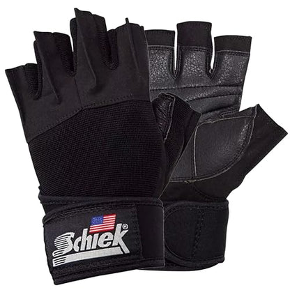 Schiek Sports 540 Platinum Lifting Gloves - Weightlifting Gloves with Wrist Wrap Support for Gym Workouts - size: Large