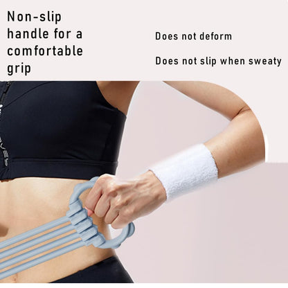 Tube Resistance Bands with Handles 8 Tube Adjustable Figure Bands Set, Keep Resistance Band Figure 8 for Women Men Adjustable Resistance Bands for Home Gym, Strength Training