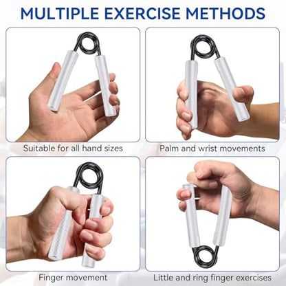 Grip Strength Trainer, 250 Lbs Hand Gripper Strengthener, No Slip Heavy-Duty Wrist Forearm Strengthener Forearm Hand Exerciser for Muscle Building and Hand Rehabilitation Exercising