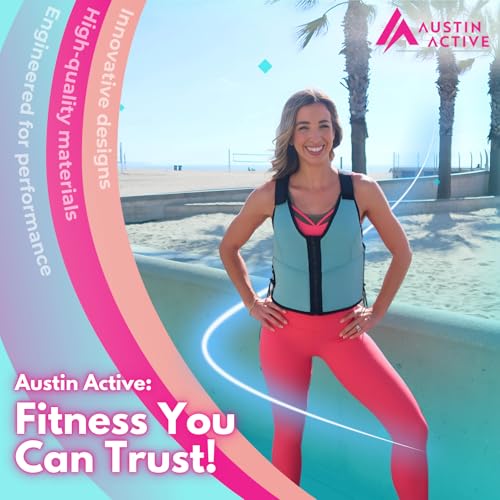 Austin Active 5 lb Adjustable Weighted Vest - color: Katie Austin (Black)
