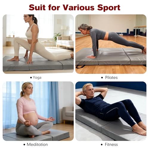 3 Inch Thick Yoga Mat 72 * 32 * 3 inch Extra Thick Exercise Mats Non-Slip Workout Mat for Pilates, Fitness, Gym, Stretching