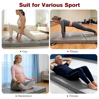 3 Inch Thick Yoga Mat 72 * 32 * 3 inch Extra Thick Exercise Mats Non-Slip Workout Mat for Pilates, Fitness, Gym, Stretching