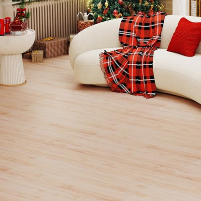 DORTALA 8 PCS Interlocking Floor Tiles, Wood Grain Puzzle Printed Foam Tiles, 20'' x 20'' EVA Exercise Gym Mats, Soft Protective Flooring Mats for Home Gym, Living Room, Bedroom & Office