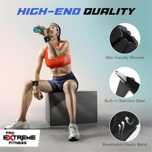 Wrist Ankle Weights Adjustable Training Intensity for Strength Training Walking Running Yoga Pilates Jogging for Women Men Set of 2