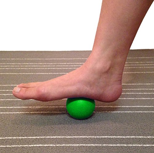 Massage Lacrosse Balls for Myofascial Release, Trigger Point Therapy, Muscle Knots, and Yoga Therapy. Set of 2 Firm Balls (Green and Yellow) - color: Green and Yellow