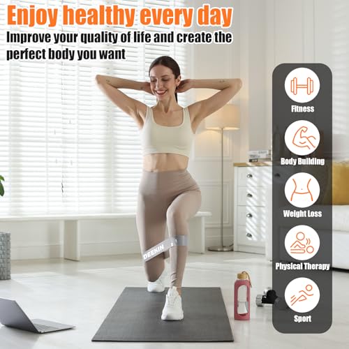 20 Pcs Resistance Bands Bulk Loop Resistance Exercise Bands for Working Out Stretch Yoga Starter Set Elastic Exercise Fitness Band Equipment for Home Fitness, Gym, Yoga