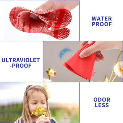 9 Inch Poly Spots, 10PCS Anti-Slip Spot Markers Floor Spots, Waterproof Flat Filed Cones Poly Dots for Agility Drills, Basketball, Football Training, Sport Activities and Exercise