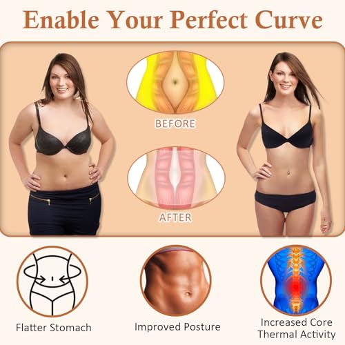 Waist Trainer for Women Latex Corset Shapewear Faja Body Shaper Hourglass Bodysuit, Tummy Control Sport Workout - size: Large
