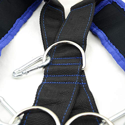 Speed Training Belt Sled Harness Resistance Band Waist Belt Agility Training Vest - color: Blue vest