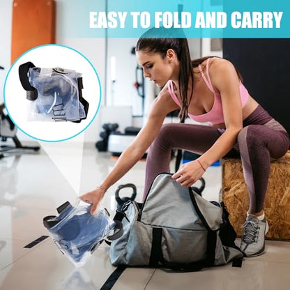 Water Weights Aqua Bag Ball Shape, Workout Sandbag Alternative Strength Training Sand Bag Portable Stability Fitness Equipment Ultimate Core and Balance Training for Home Gym
