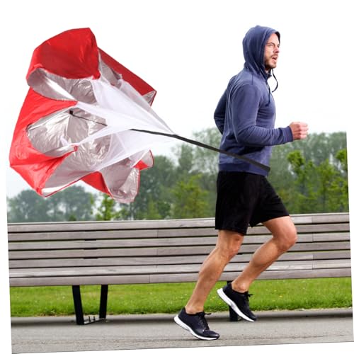 SUPVOX Sprinting Parachute for Speed Training Resistance Running Equipment for Outdoor Athletes Explosive Power and Core Strength for Soccer and Track Training Sessions