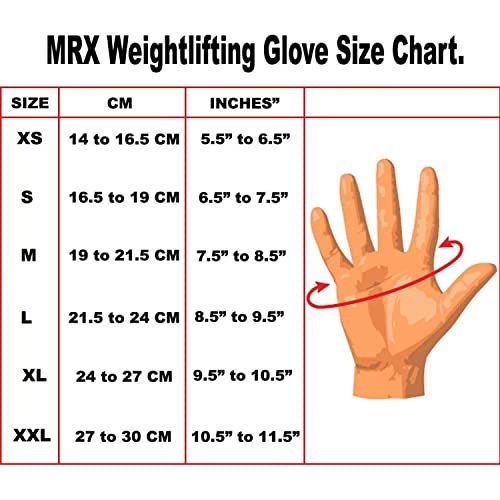 MRX Weight Lifting Gloves Gym Fitness Exercise Bodybuilding Workout Powerlifting - color: Blue, size: Medium
