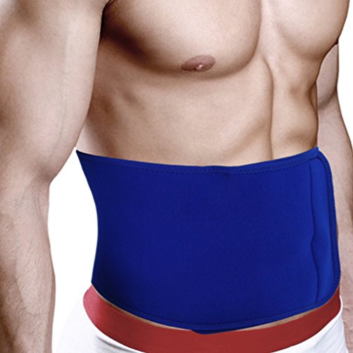 FakeFace Breathable Neoprene Compression Waist Trimmer Belt Lower Back Lumbar Support Brace Adjustable Exercise Band Wrap