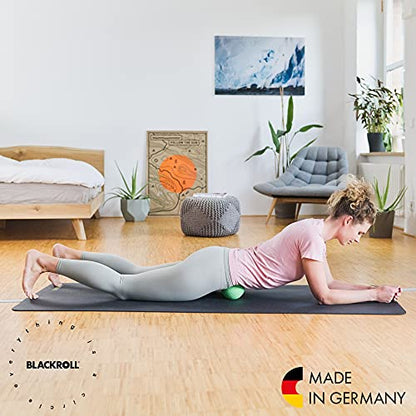 Blackroll - Trigger Point Ball 12, for Exercise and Muscle Recovery, Deep Tissue Massager for Myofascial Release in The Shoulders, Neck, and Back, 12cm (4.7"), Black - size: 4.7"