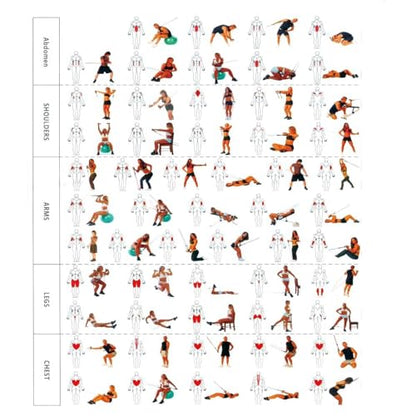 Resistance Bands Set, Exercise Bands, Work Out Bands with Handles, Up to 150lbs, Color Coded Exercise Bands, Exercise Guide, Storage Bag