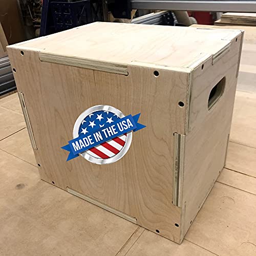 3 in 1 Plyometric Box: 12"x14"x16" Flatpack Puzzle Pieces