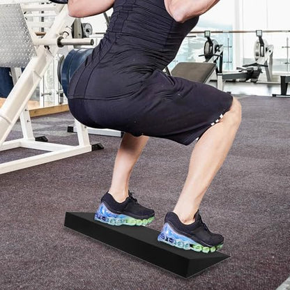 kowaku Squat Wedge Block Elevated Squat Professional Slanting Board Slant Board Calf Stretcher for Pushup Home Gym Stretch Workout