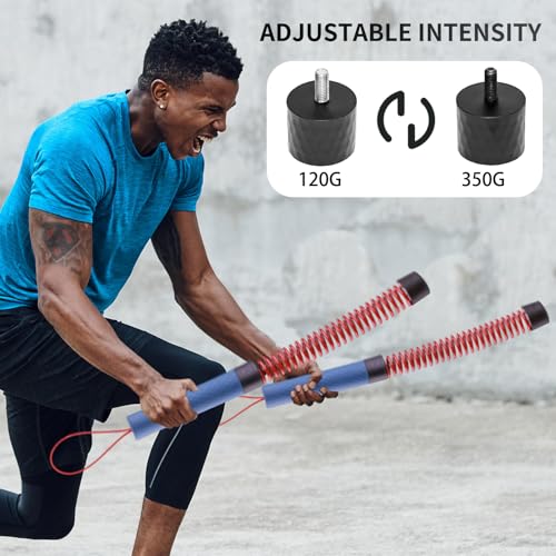 Ropeless Battle Rope, Adjustable Weight Battle Rope,Battle Ropes for Home Gym, Portable Exercise Ropes for Strength Training and Aerobic Exercise Core Muscle Training