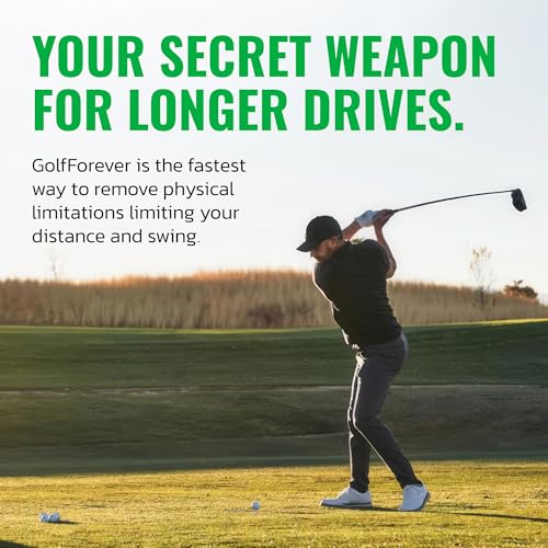 GolfForever Swing Trainer – Golf Fitness & Training System for Strength, Flexibility & Swing Power – Includes Membership & Premium Training Bar for Golf-Specific Workouts - size: 3-Month Membership