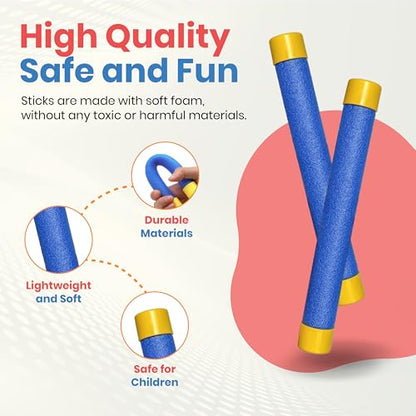 Reflex Drop Sticks, Reflex Challenge Game for Kids, Hand Eye Coordination Training Equipment Toy for Adults - Reaction Time Training with Upgrade Remote Control, 3 Adjustable Speeds