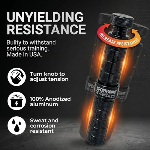 Sportgrips Sidewinder Revolution 2.0 Adjustable Grip Trainer, USA Made