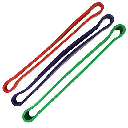 Wellness Seer Set of 3 Heavy Duty Resistance Band Loop for Exercise Fitness Yoga Workout Power Gym