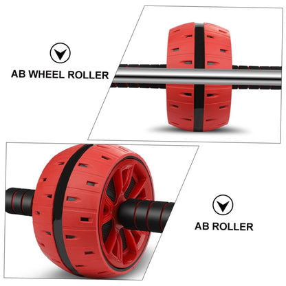 Happyyami Silent Ab Roller Wheel with Large Design and Knee Mat Abdominal Muscle Trainer for Home Gym Fitness Suitable for Men Women Beginners and Experts