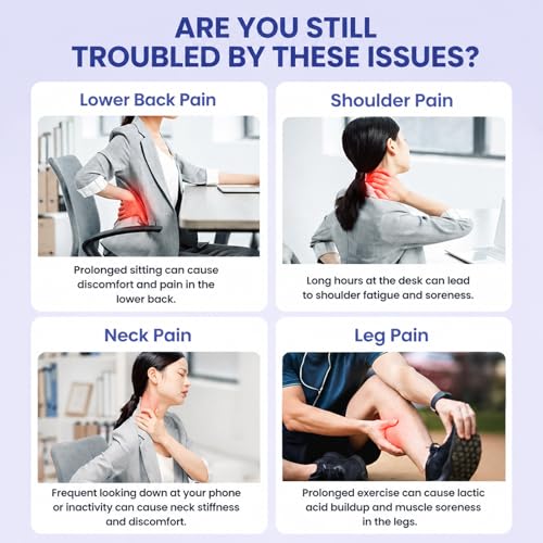 45" Deep Tissue Back Roller Massager Strap for Neck Shoulder Back Legs | 45" Extra-Long Reach,Foldable & Portable,Deep Tissue Roller Massage,Reach Hard-to-Reach Areas