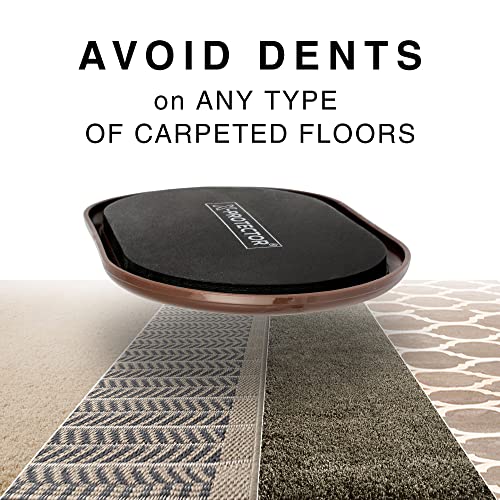 X-Protector Furniture Sliders for Carpet - 4 PCS 6" x 3 1/2" - The Best Heavy-Duty Moving Pads - Sliders for Furniture. Move Your Furniture Easily with Reusable Furniture Moving Sliders for Carpets!