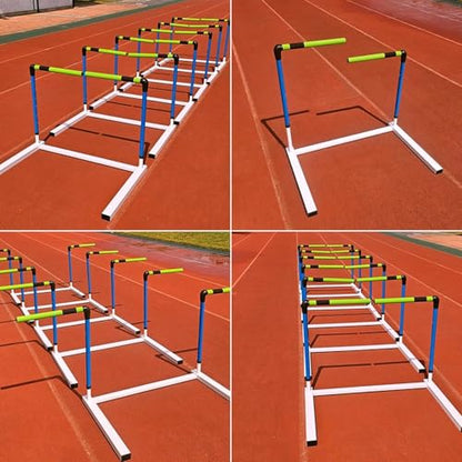 Adjustable Hurdles, Speed and Agility Training Equipment, Disconnecting Track Hurdles, Universal Soft Sponge Poles, Safe and Non-injurious, for Soccer, Basketball, Football(1 pc) - color: 1 Pc