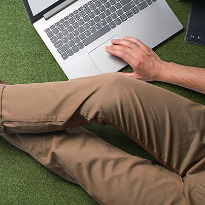 We Sell Mats 3/8 Inch Thick Interlocking Foam Carpet Tiles Durable Carpet Squares Anti Fatigue Support for Home Office or Classroom Use - color: Olive, style: 100 Square Feet (25 Tiles)