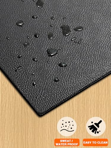 Treadmill Mat, 5'x2.5'/5.6'x2'/6.5'x3'/8'x3',6mm Thickness Exercise Equipment Mat for Carpet Hardwood Floors, Compatible with Walking Pad,Spin Bike,Elliptical Trainer,Rowing Machine - size: 70"L x 32"W x 0.24"Th