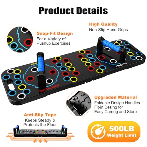 IUT Solid Push Up Board 15 in 1 Home Workout Equipment Multi-Functional Pushup Stands System Fitness Floor Chest Muscle Exercise Professional Equipment Burn Fat - color: M10