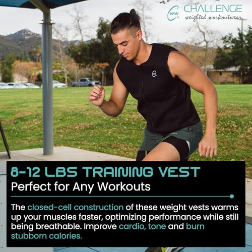 Challenge Weighted Workoutwear 8lb weighted vest