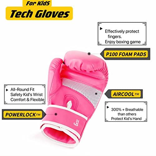 Upgrade Kids Boxing Gloves for 3-8 Year Boys and Girls, Toddler Boxing Gloves for Kids Training, Boxing Gloves Kid Sparring for Punching Bag, Kickboxing, Muay Thai, MMA