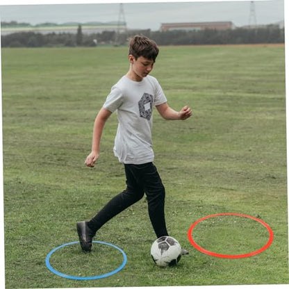 Garneck Pace Training Circle Set 6 Soccer Training Rings for Footwork and Muscle Strength Random