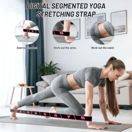 3PCS Stretch Strap,Fitness Resistance Band for Stretching and Yoga