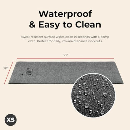 Sunny Health & Fitness Equipment Mats, Home Gym Floor Protection, 4 Sizes - style: Extra Small 30”