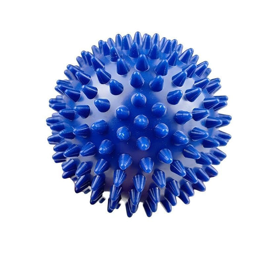 FACELESS Pack of 2 Spiky Hard Massage Balls PVC Trigger Point Balls for Muscle Relief, Foot Roller & Neck Massager (2, Blue (6.8cm)) - color: Blue(6.8cm)